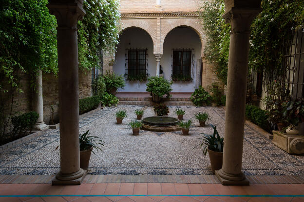 typischer Innenhof in Andalusien