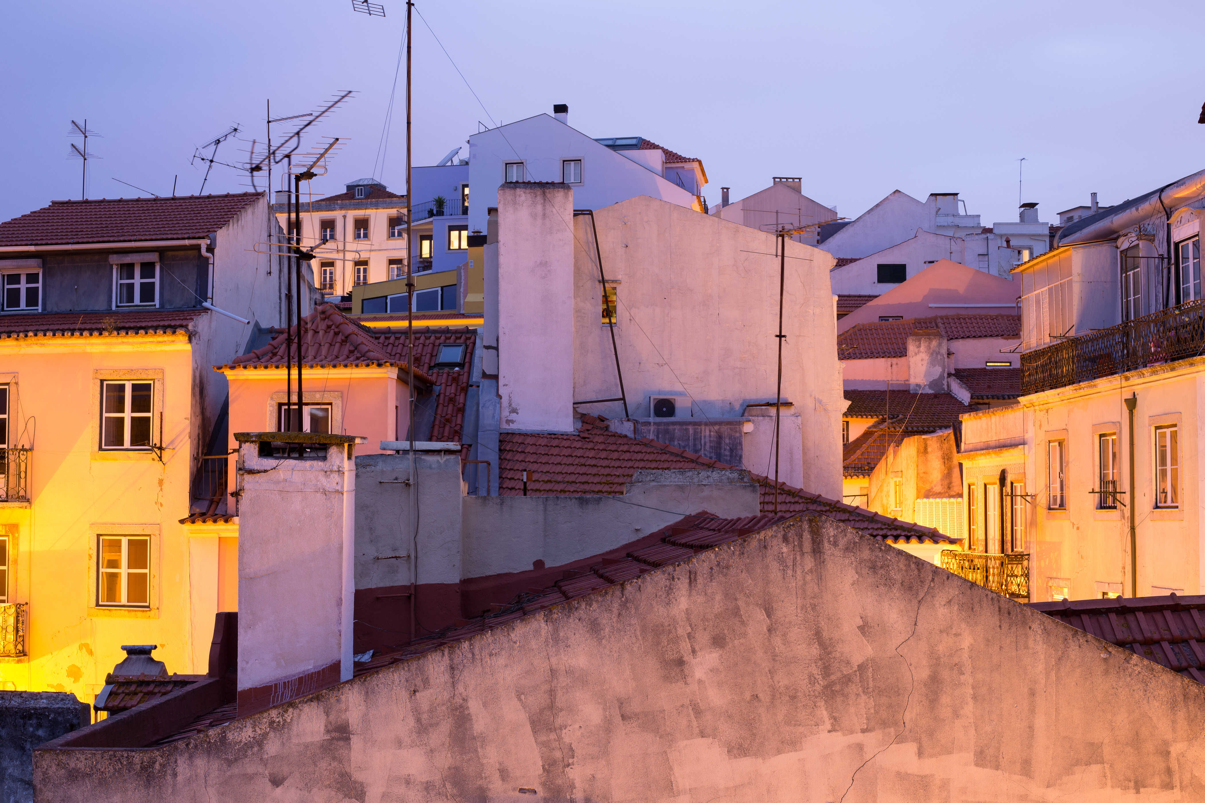 Häuser in Lissabon